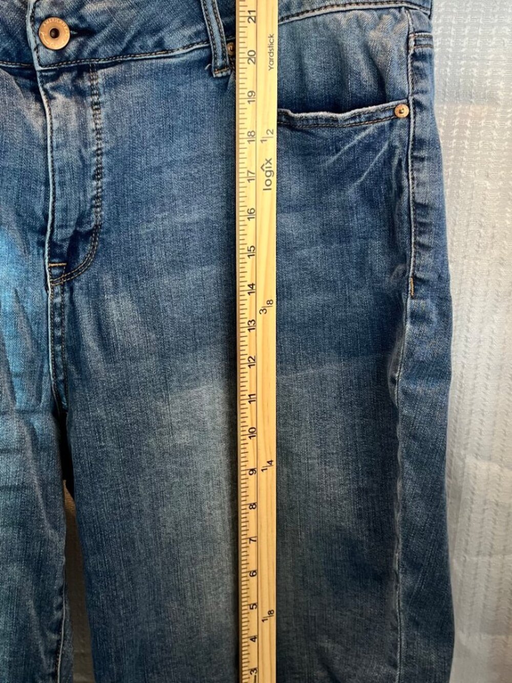 American Rag Cie Denim Bermuda Shorts size 16 - Picture 3 of 6